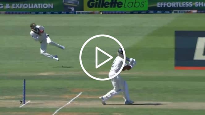 [Watch] Nathan Lyon's Stunning Catch Jolts NZ With Rachin Ravindra's Priceless Wicket